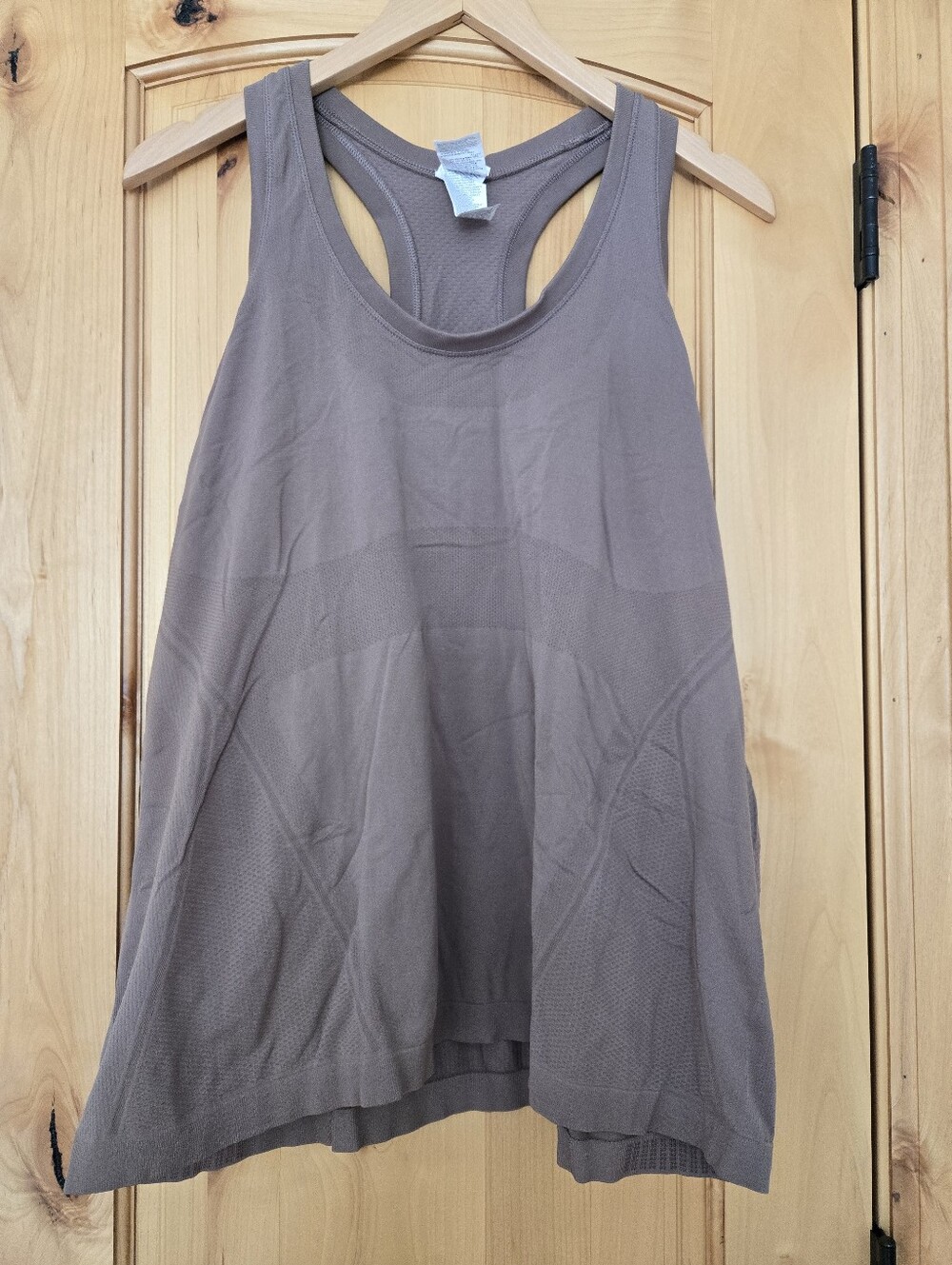 Athleta Taupe Racerback Flow Tank 2X